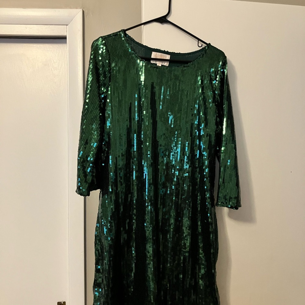 Green Sequin Dress
